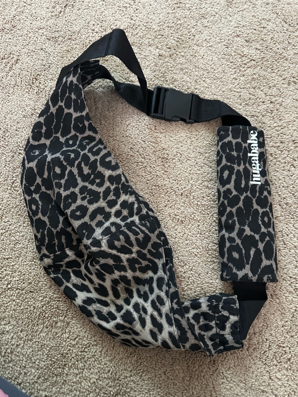 Leopard Print Toddler Sling - Black & Brown